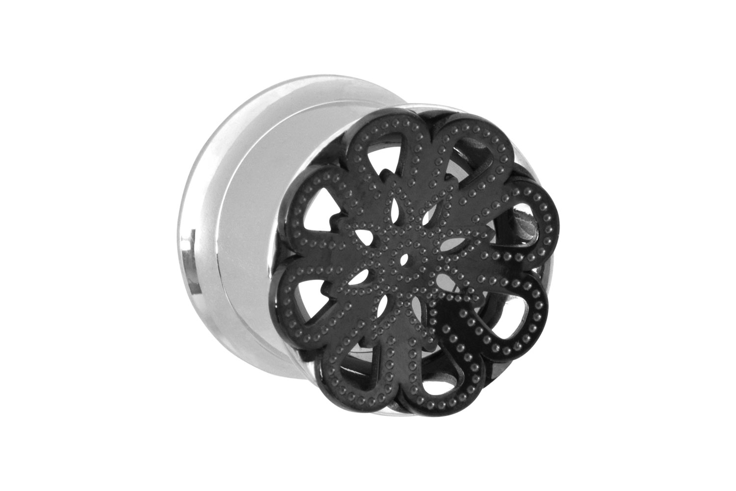 Chirurgenstahl Double Flared Tunnel MANDALA ++SALE++ von Piercingline